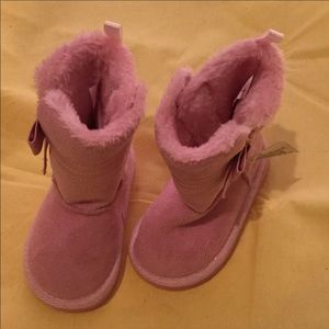 Pink boots
